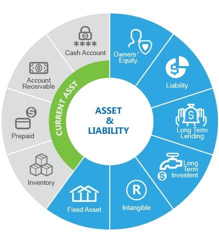 8manage financial management system financial management software the balance sheet is composed of the following types of accounts