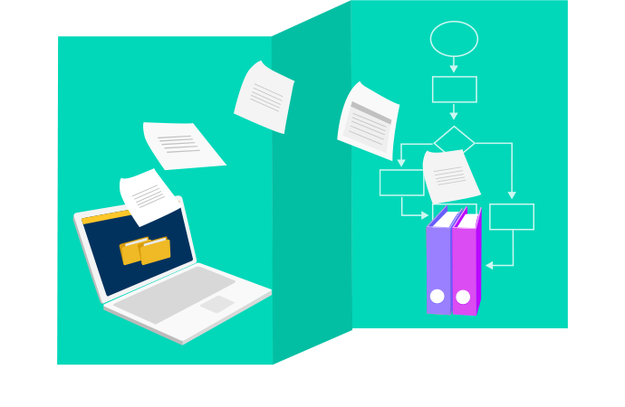 8Manage Office Automation (OA) allows you to define e-Form and e-Flow.