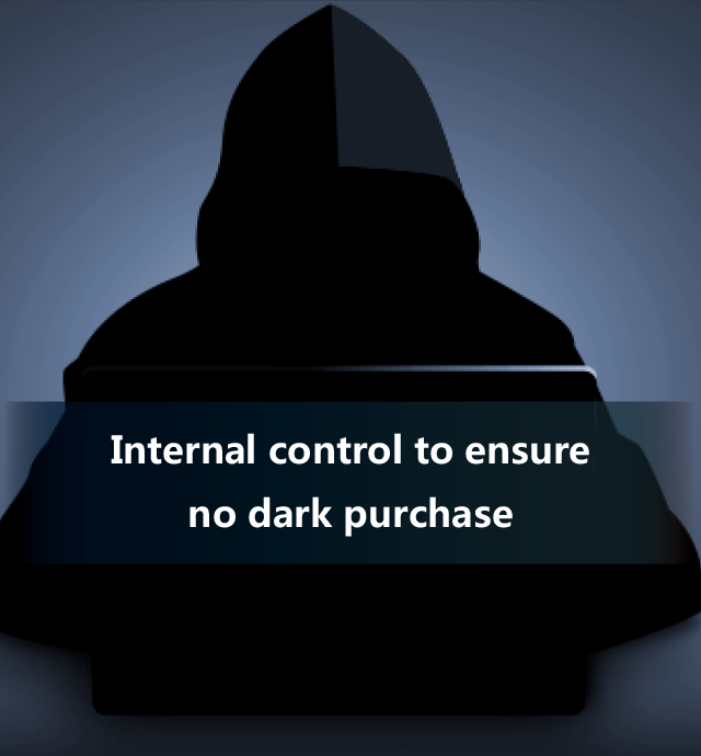8Manage SRM provides internal control (e.g., strict approval flow) to ensure no dark purchases