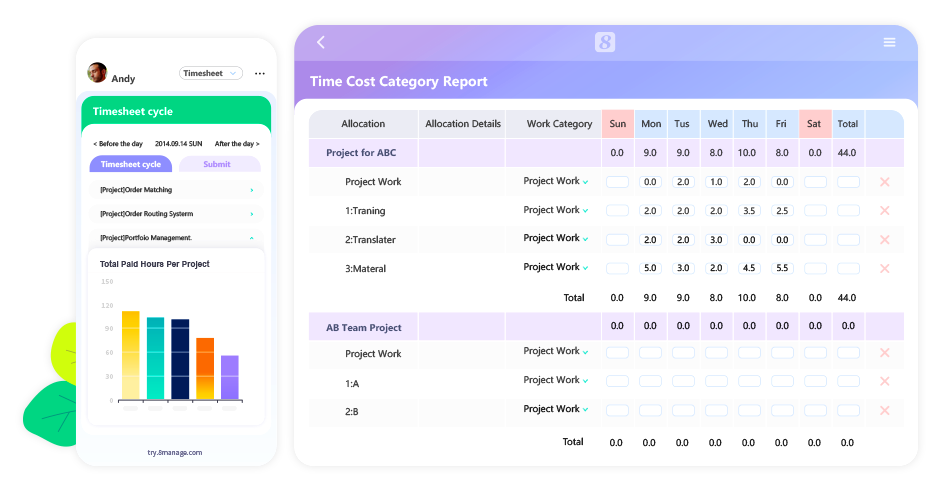 8Manage PM: Comprehensive project and time management
